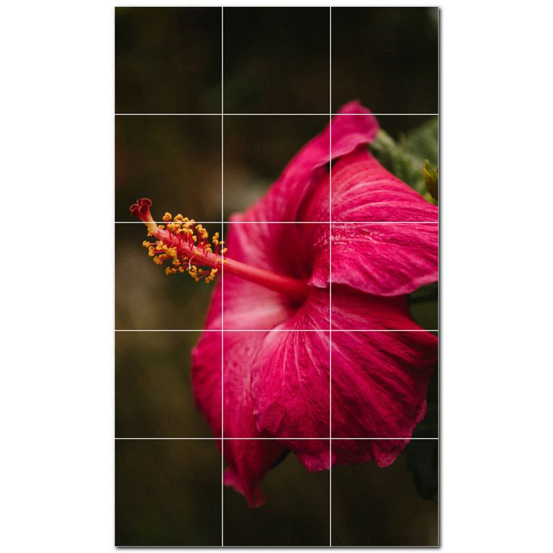Panneau décoratif en céramique satinée 8 po x 8 po