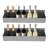 Lakitia 2 Pcs Stainless Steel Shelves Bar Bottle Holder