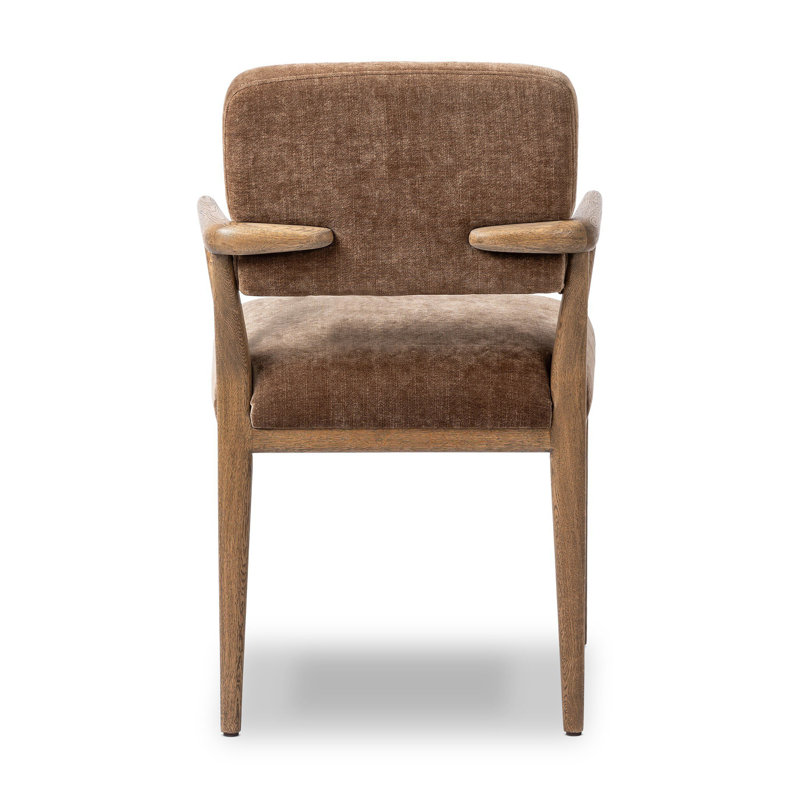 DEIDRE Upholstered Arm Chair, Altair Mushroom