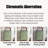Green Solid Wood Accent Cabinet