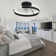 Chardee 20" Flush Mounted Six Speeds Dimmable Modern LED Ceiling Fan with Remote and Light Kit Included