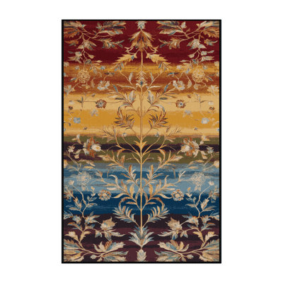Machine Washable Nature Brown Area Rug