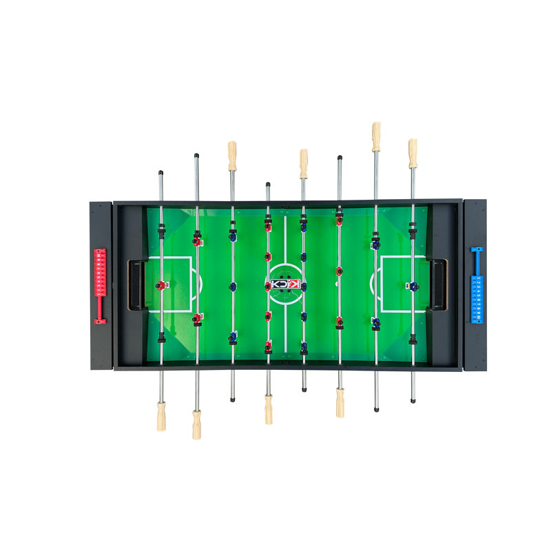 Black 48" 2-in-1 Foosball and Pool Game Table