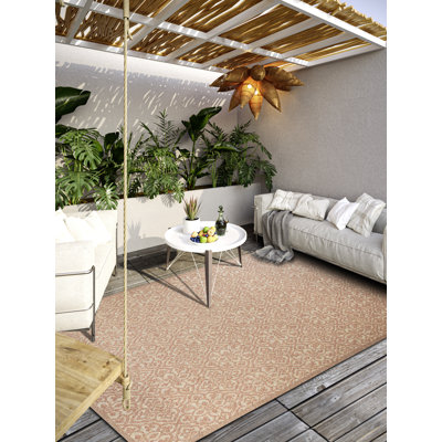 , Orange , Damask Kollektion 1883 Machine Woven Area Rug