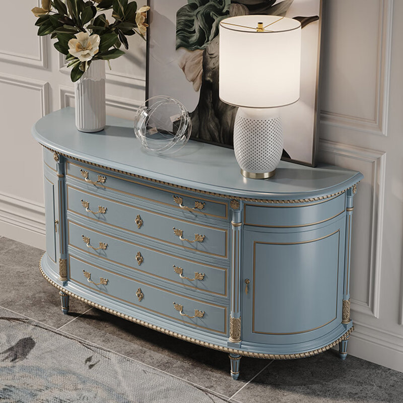European-style light luxury high-end sideboard