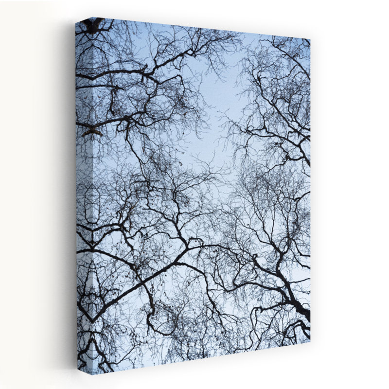 «Abstract Tree Abstract Contemporary Forest Landscape», reproduction d'art murale, 36" H x 24" W