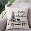  Housse de coussin géométrique en lin