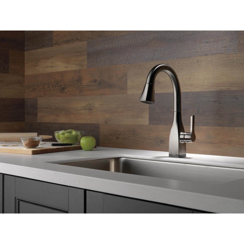 Mateo™ Pull Down Bar Faucet with Accessories, Black Stainless