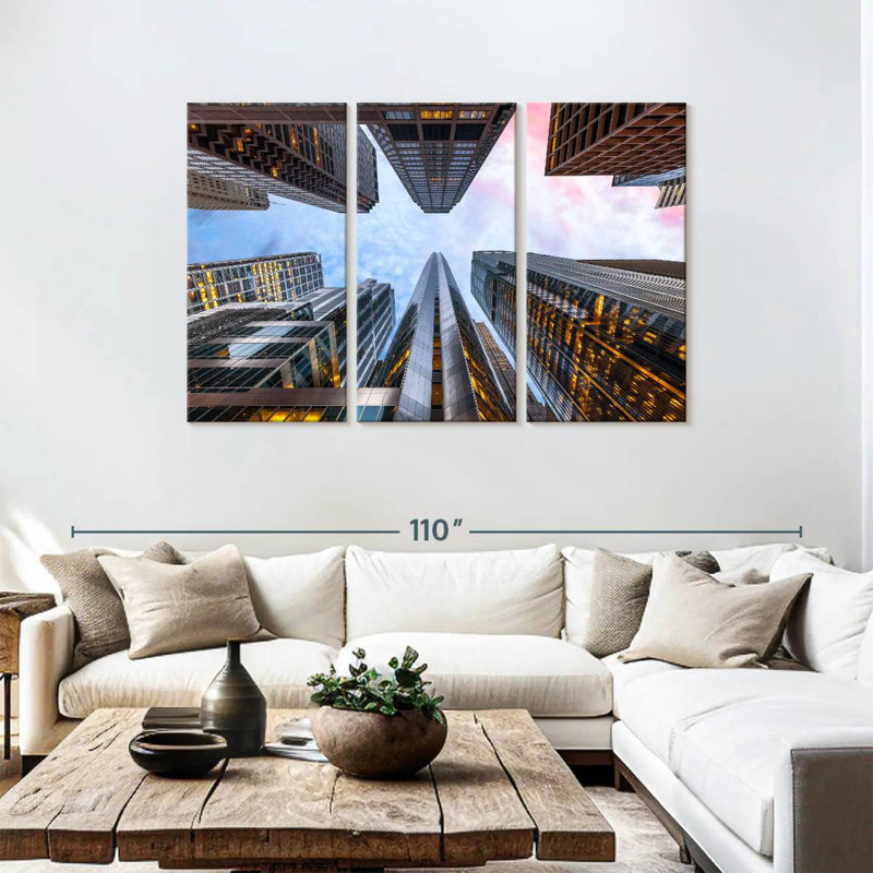 Lilie Chicago High Rises, 48" H x 74" W