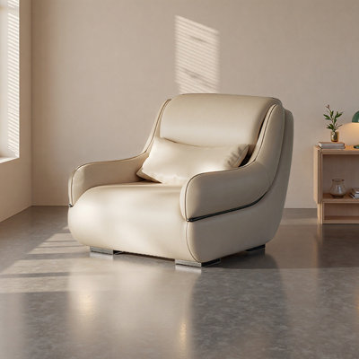 Stylish Accent Chair With faux leather