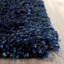 Tapis bleu marine à poils longs Chamiyah -22788726