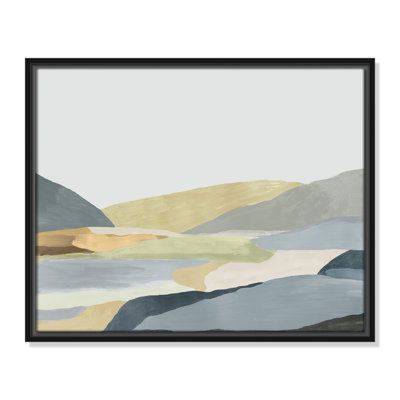 Warm Hills II - Painting Print on Canvas