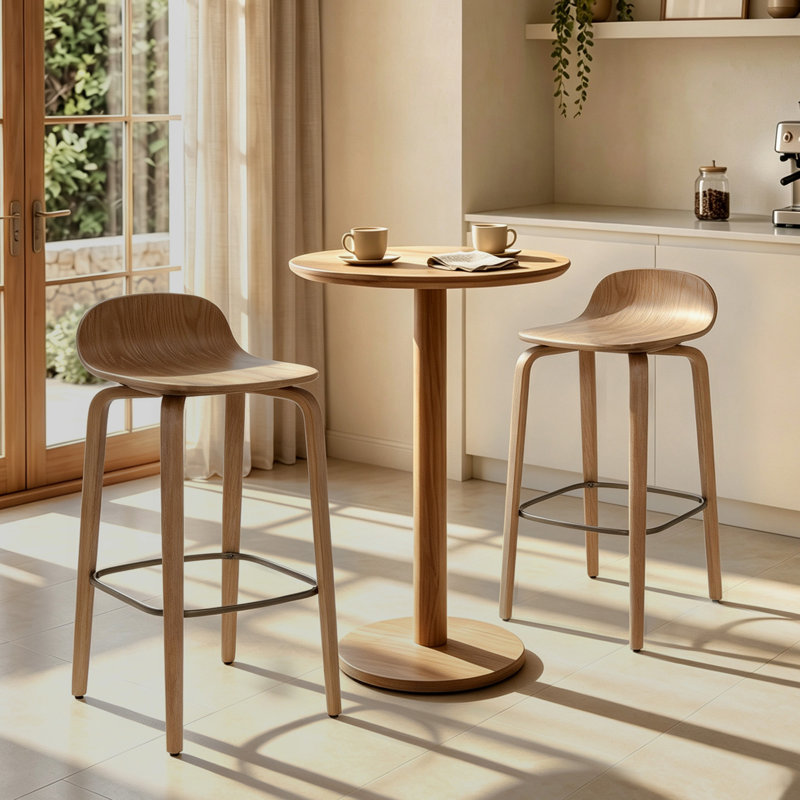 Tabouret de comptoir 27,16 po, Naturel