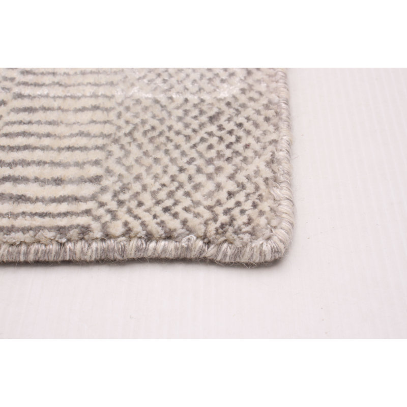 Tapis unique en laine nouvel âge 9 pi 2 po x 12 pi Vonette