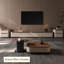 Meuble télé moderne en bois manufacturé beige