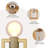 Solid Wood Table Lamp, Small Nightstand Lamp, Desk Lamp, 1 G125 Bulb (1800K Soft White) Included, Ideal for Living Rooms, Bedrooms & Bedside Tables - Plug - in-1498474557