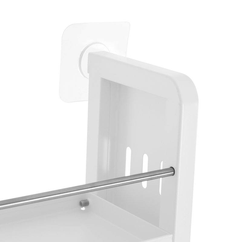 Support de rangement mural à 5 niveaux H 66,9 po, Blanc