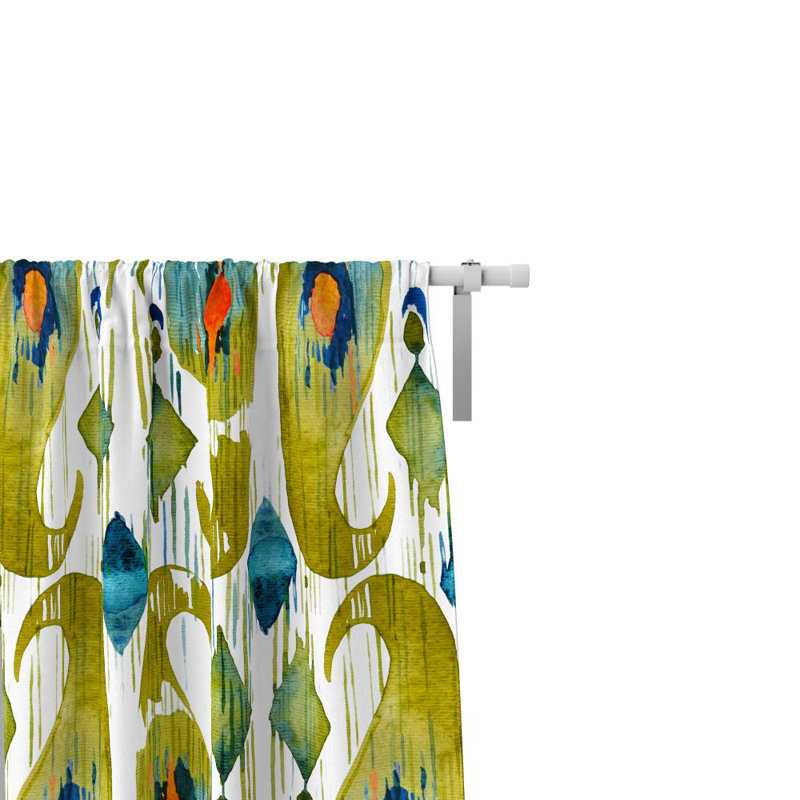 Semi Sheer Curtain Pair, 40" W x 82" L