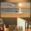 «Dark Tropical Sand Beach at Sunset», photographie-35061872-35061873