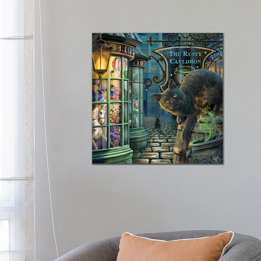 The Rusty Cauldron by Lisa Parker - Wrapped Canvas Art Prints