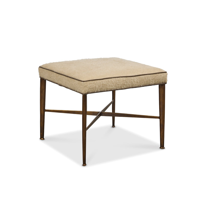 Clark Square Ottoman, Dreamy Seasalt