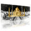 Ensemble de 3 impressions sur toile Taj Mahal Night Sky Reflection-1757898774