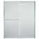 Deluxe 70'' H Bypass Framed Shower Door with Glass