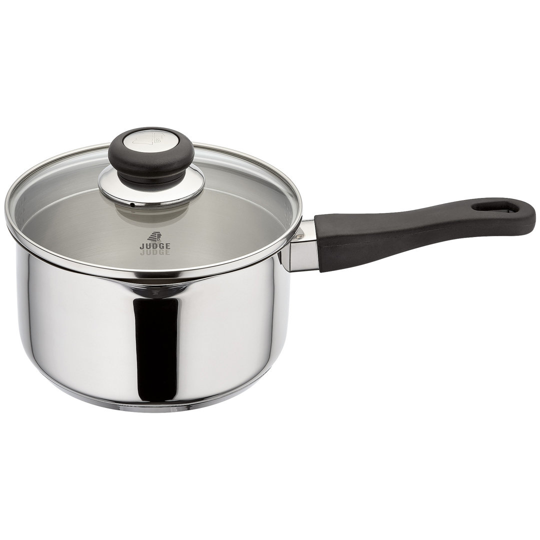 Judge Vista Non-Stick Saucepan with Glass Draining Lid