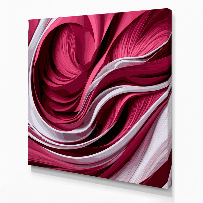 Art mural sur toile Biomorphic Abstraction 70, H 12 po x l 12 po