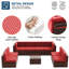 Keolani Wicker 8 - Person Modular Patio Conversation Set with Cushions-87847799