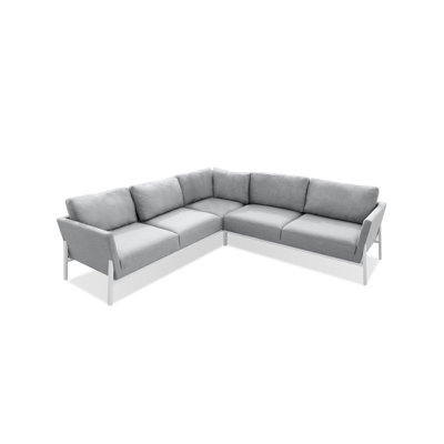 Kitsilano Sectional Sofa, Silver Gray