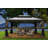 Alexander Dark Brown Double Roof Hardtop Gazebo with Curtain and Mosquito Netting-98229952