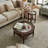 Side table small cart coffee table