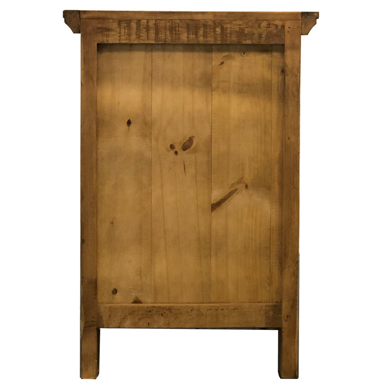 Freelon 19.5'' W Solid Wood Nightstand, Right