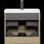 Meuble-lavabo mural moderne pour salle de bain-1274077193