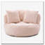 Grande chaise en velours côtelé avec bourre-736354335