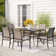 Argyri 6 - Person Metal Patio Dining Set with Rectangular Table