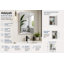 Miroir de rangement mural pour salle de bain Adaiyah l 13,75 po x H 18 po avec 2 tablettes réglables