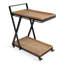 Chariot-bar pliable en métal Ironton Farmhouse