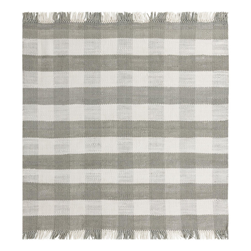 Tapis intérieur / extérieur Mary-Jean Eco, Carré 7 pi 10 po