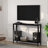 Console Table, Entryway Table With Storage, Industrial Sofa Table With V Design, 2-Tier Narrow Console Table-537844812-549872524