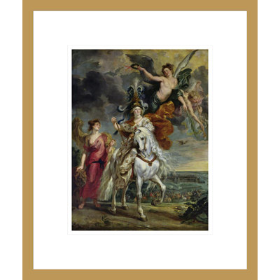 Le cycle des Médicis: le triomphe de Juliers, 1er septembre 1610, par Peter Paul Rubens, impression giclée encadrée