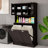 Two-Compartment Tilt-Out Dirty Laundry Basket Tall Bathroom Cabinet With 2 Adjustable Shelves-1165886797