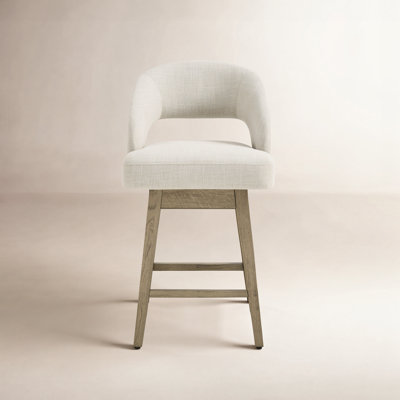 Elide 26 " Linen Bar Stool