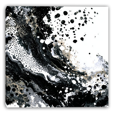 Cosmic Flow Wrapped Canvas Wall Art