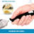 Zulay Kitchen Professional Stainless Steel Flat Handheld Cheese Grater