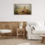 «Wild Rabbits in Nature Gray», estampe numérique par Petal Prints Design-102900003-102900008