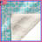 Intricate Blue Damask Blankets-130110733