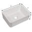 16"X12" Ceramic Bathroom Vessel Sink, White - Modern, Stain , Above Counter Mount Modern Sink White, Bathroom, Countertop-1527350223