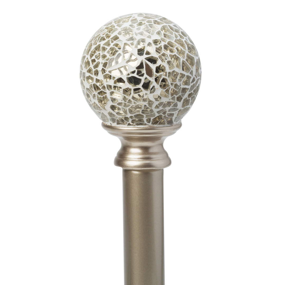 Keeney Adjustable Single Curtain Rod Astoria Grand 